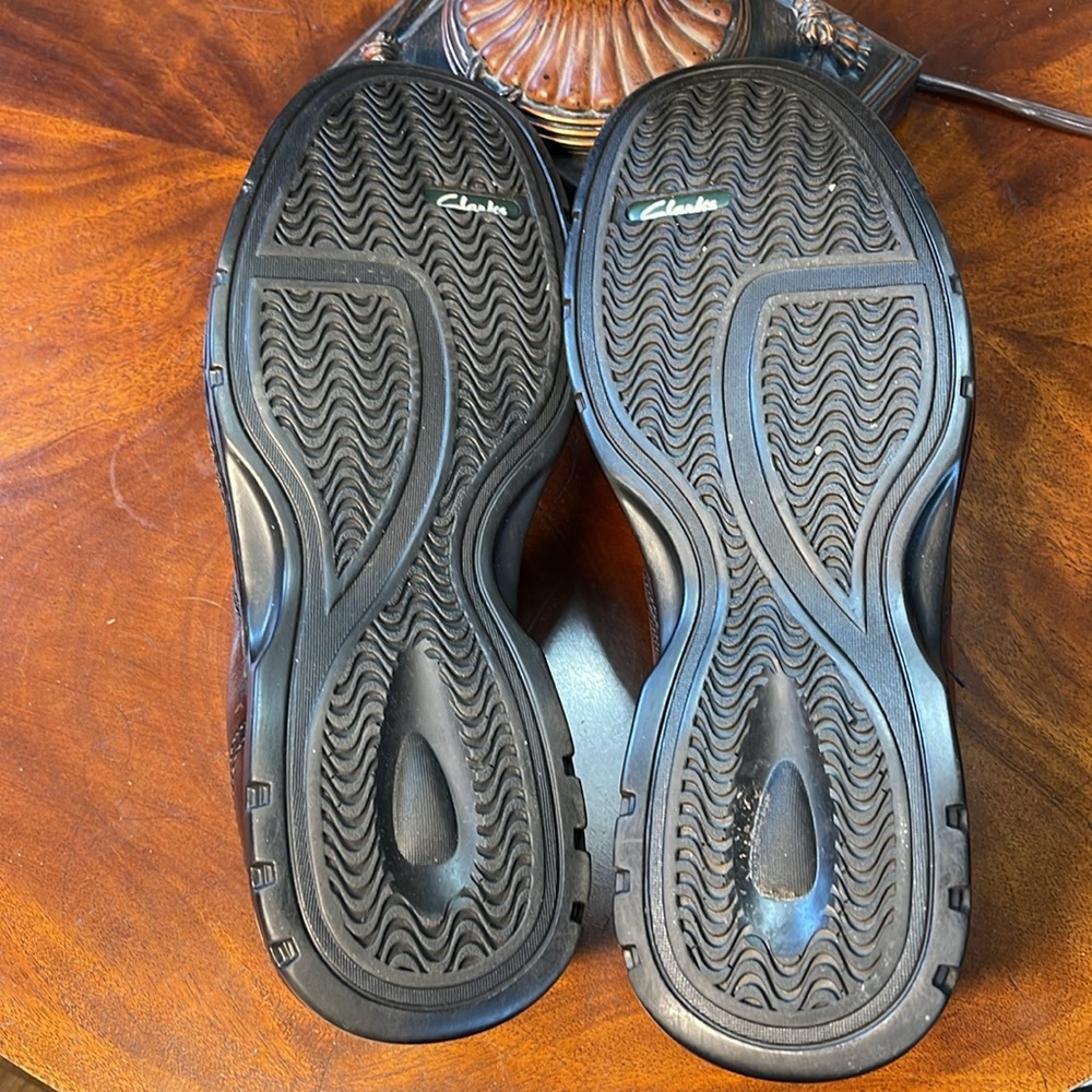 Clark’s Men Loafers 👞 size  10 1/2  M Brown - Picture 7 of 10